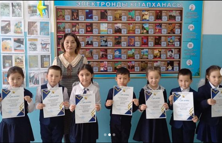 "Барқытбел орта мектеп -бақшасы" КММ-нің 12022-2023 оқу жылы "Асыл тас " облыстық олимпиадасының жеңімпаздары.